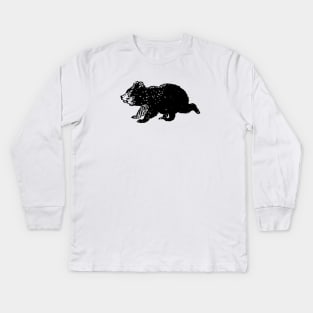 Black bears Kids Long Sleeve T-Shirt